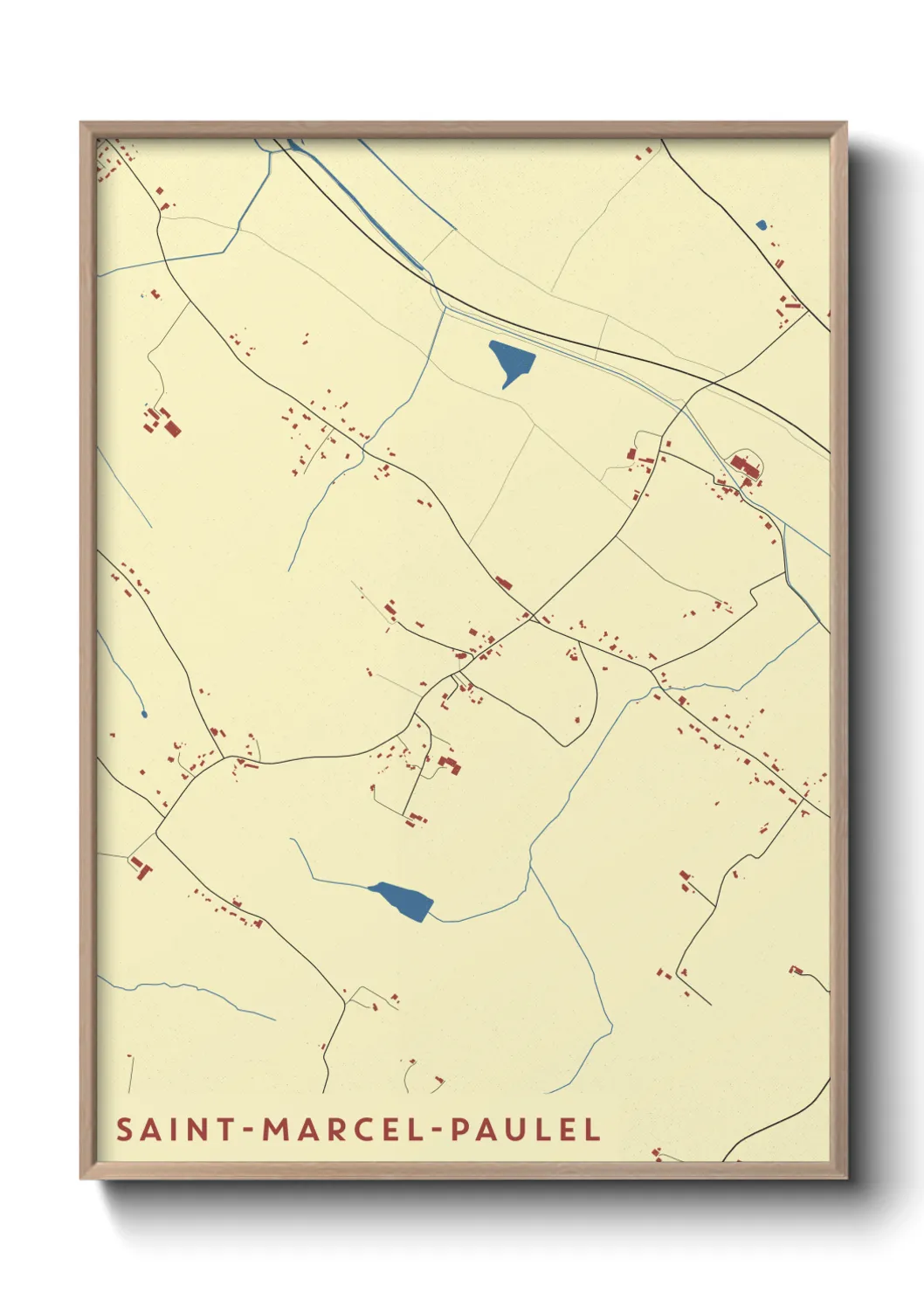 Un poster carteSaint-Marcel-Paulel