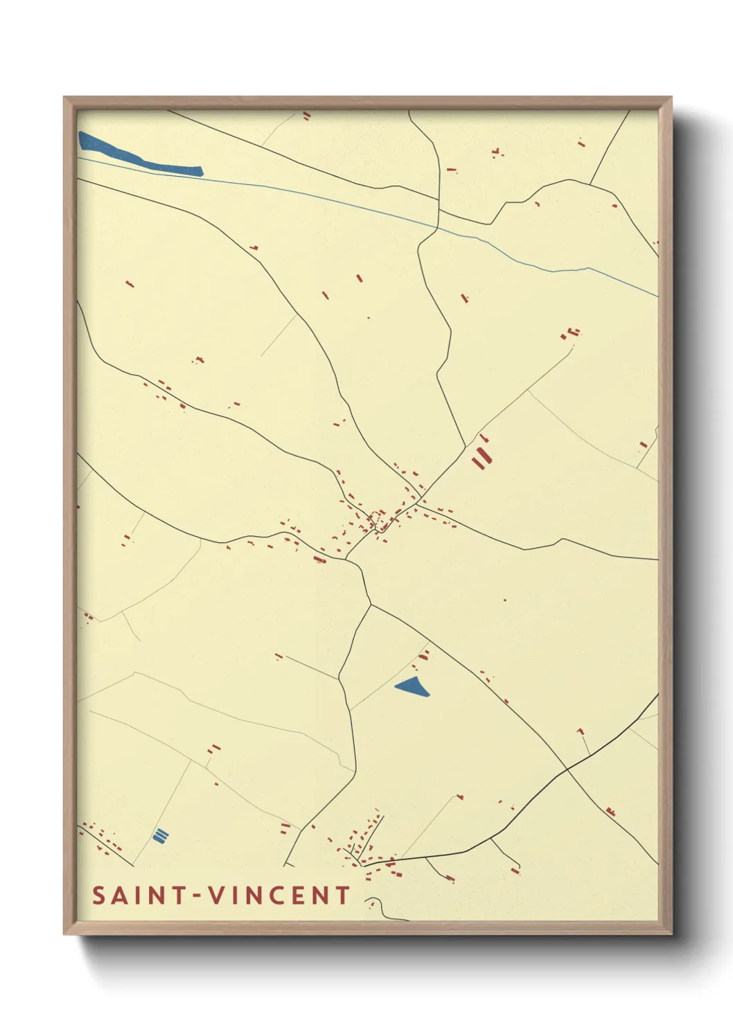 Un poster carteSaint-Vincent