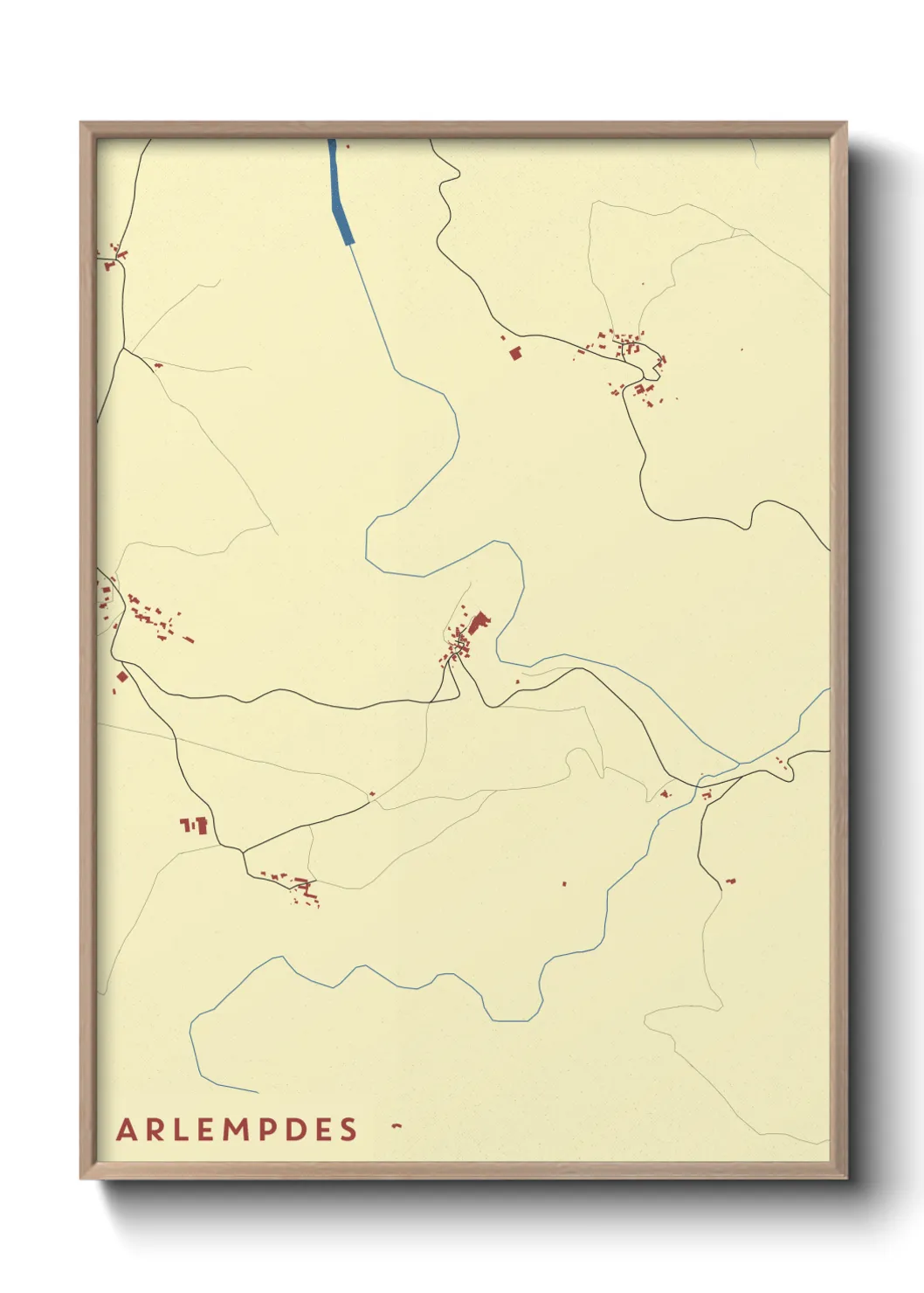 Un poster carteArlempdes