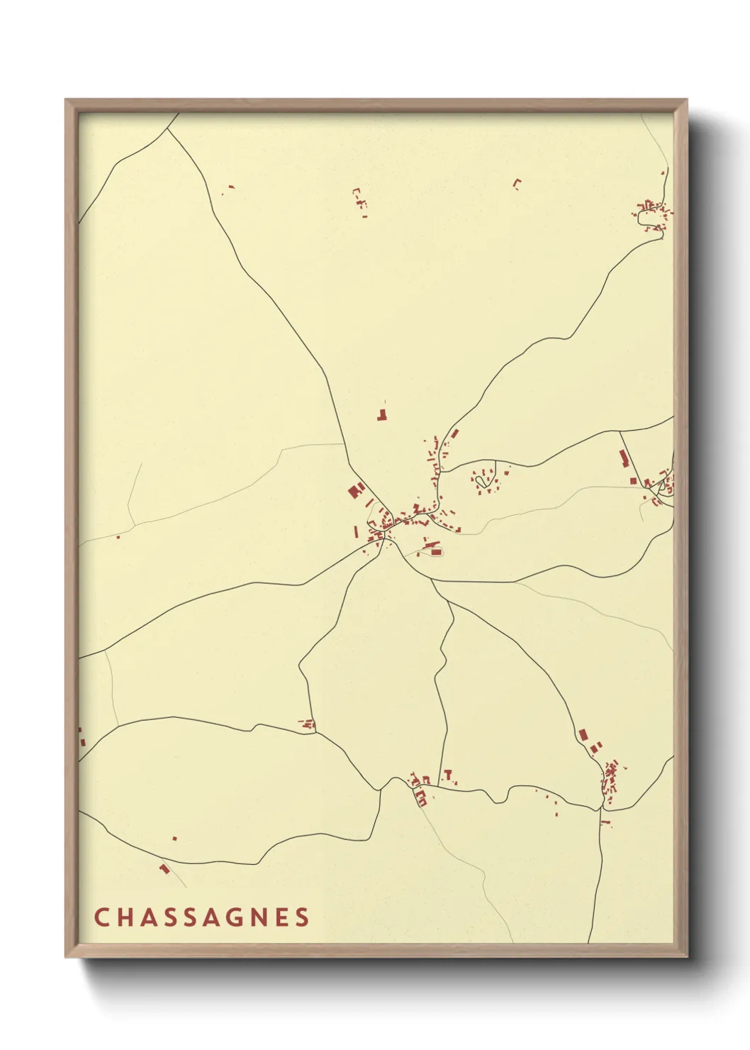 Un poster carteChassagnes