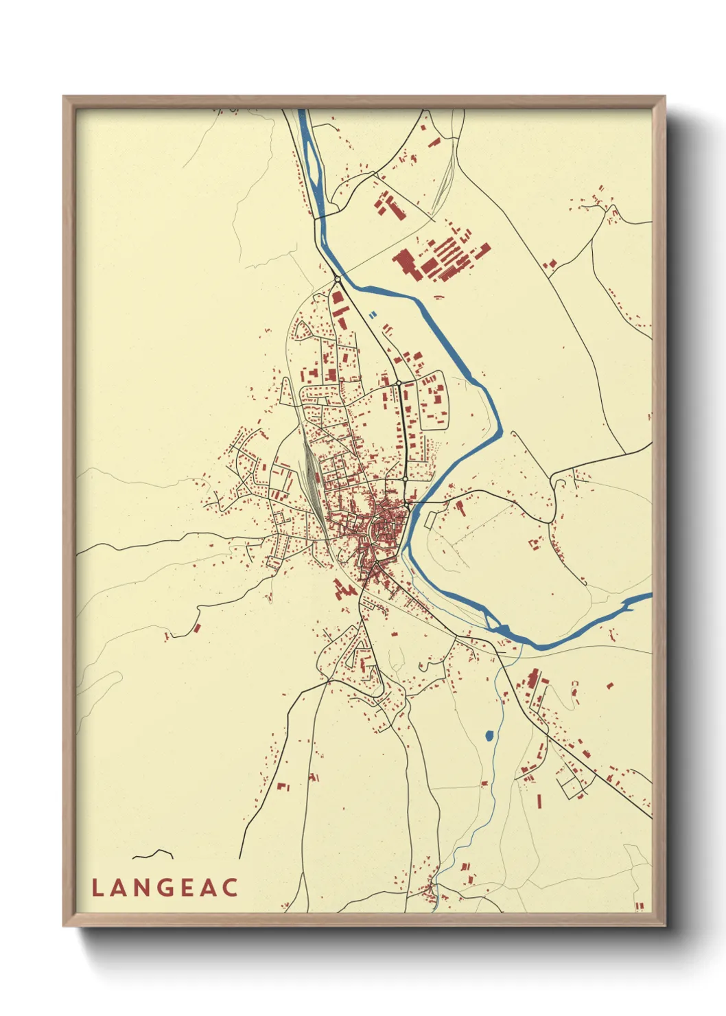 Un poster carteLangeac