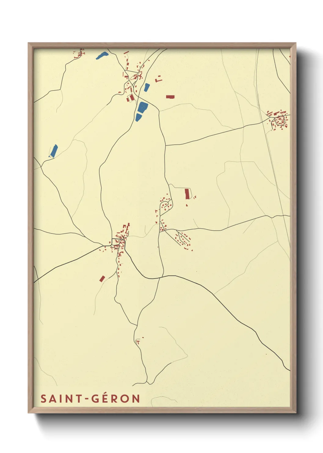 Un poster carteSaint-Géron