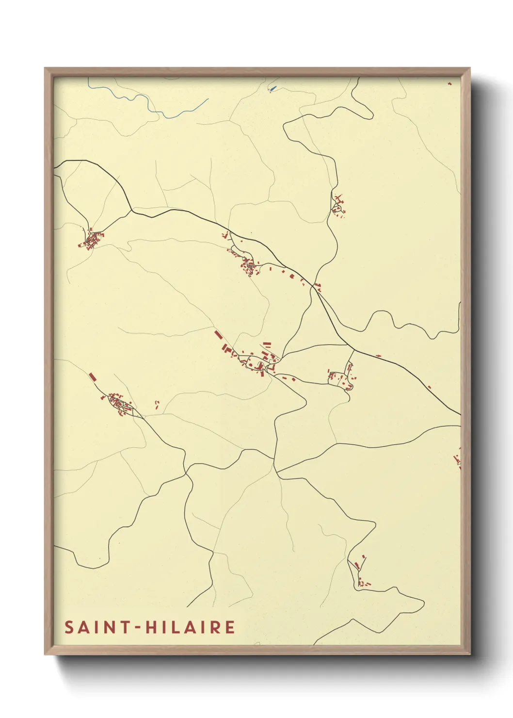 Un poster carteSaint-Hilaire