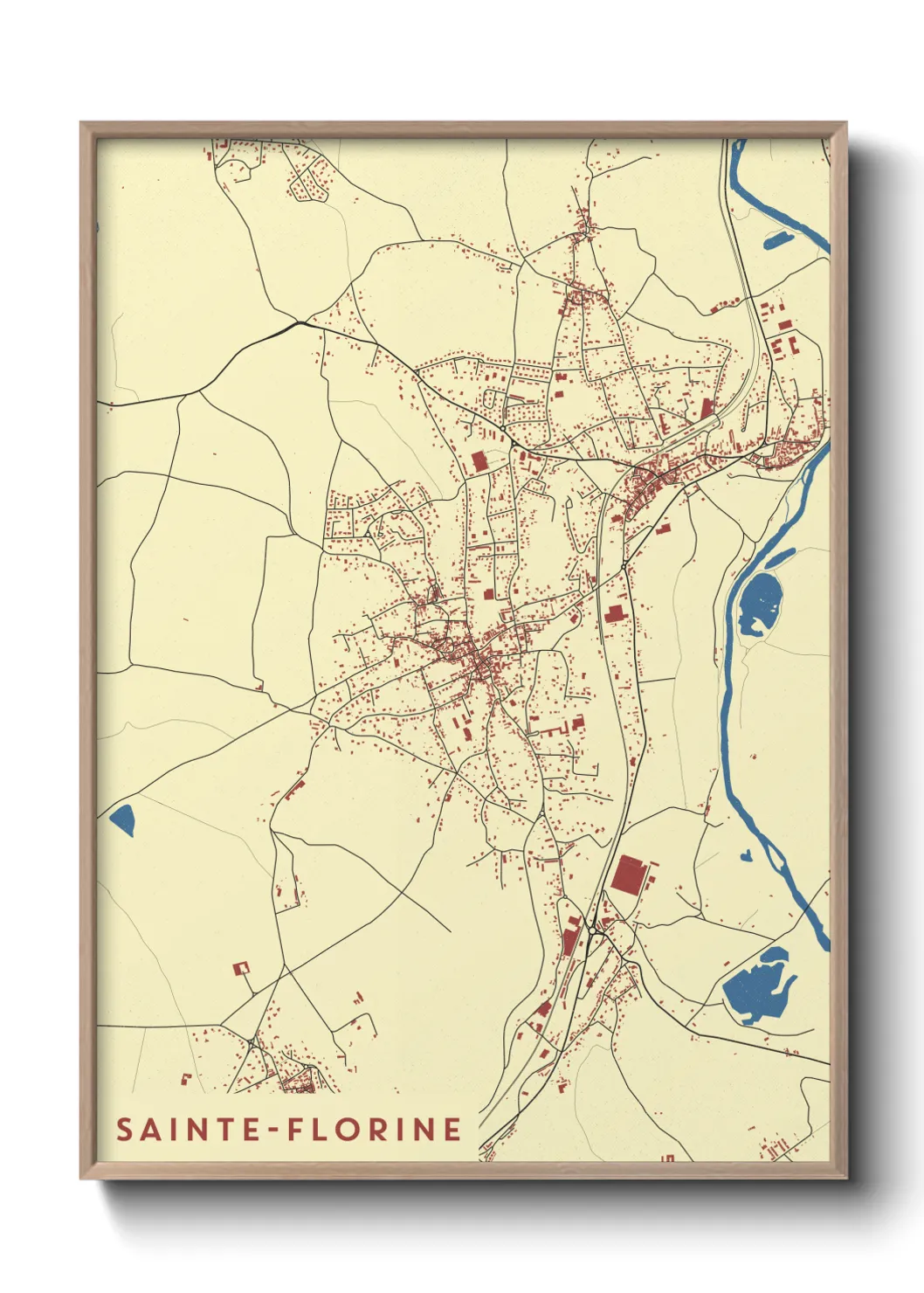 Un poster carteSainte-Florine