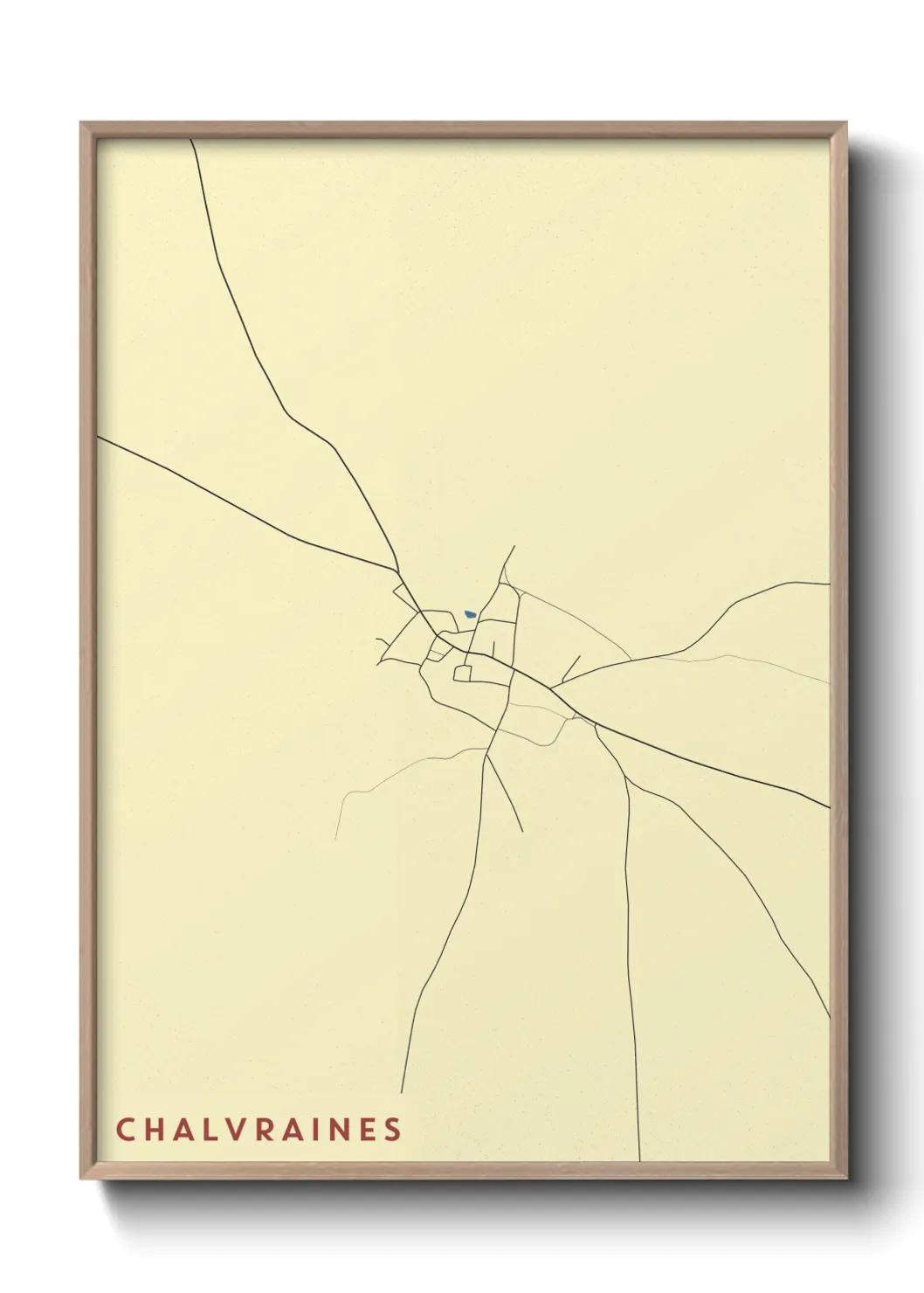 Un poster carteChalvraines