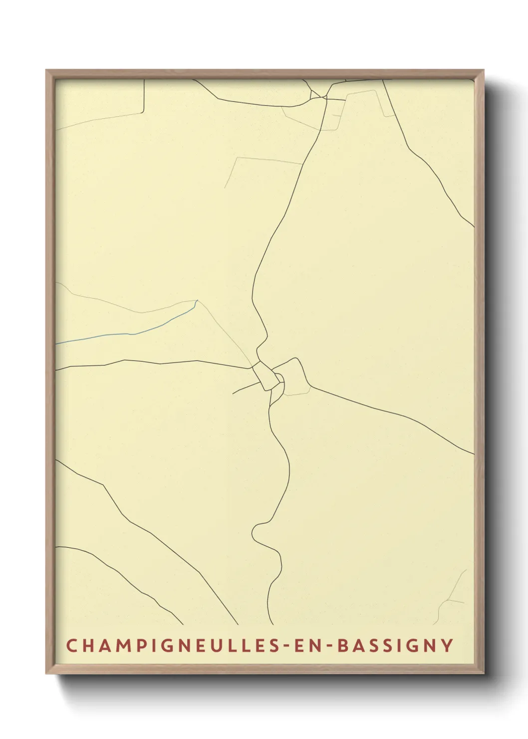 Un poster carteChampigneulles-en-Bassigny