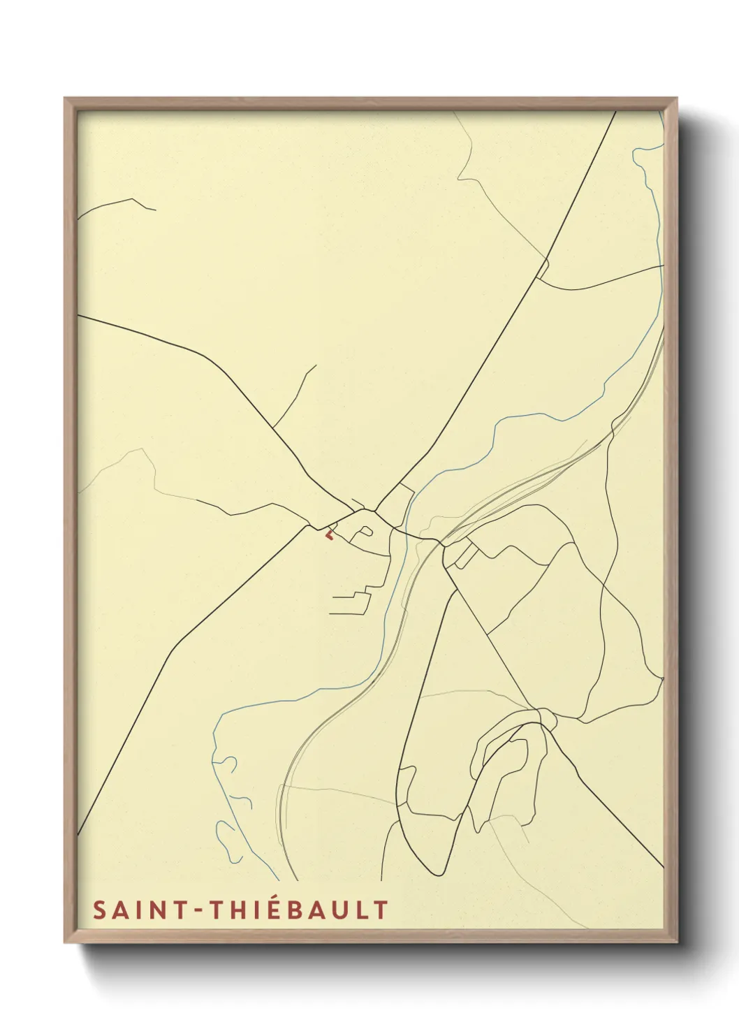 Un poster carteSaint-Thiébault