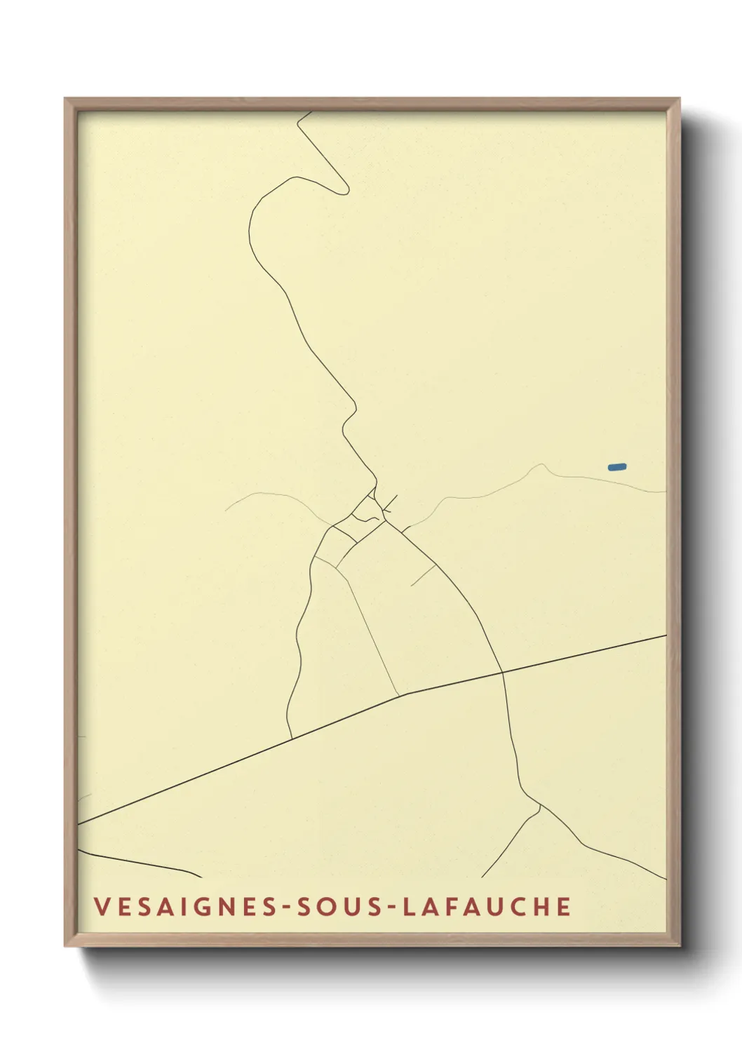 Un poster carteVesaignes-sous-Lafauche