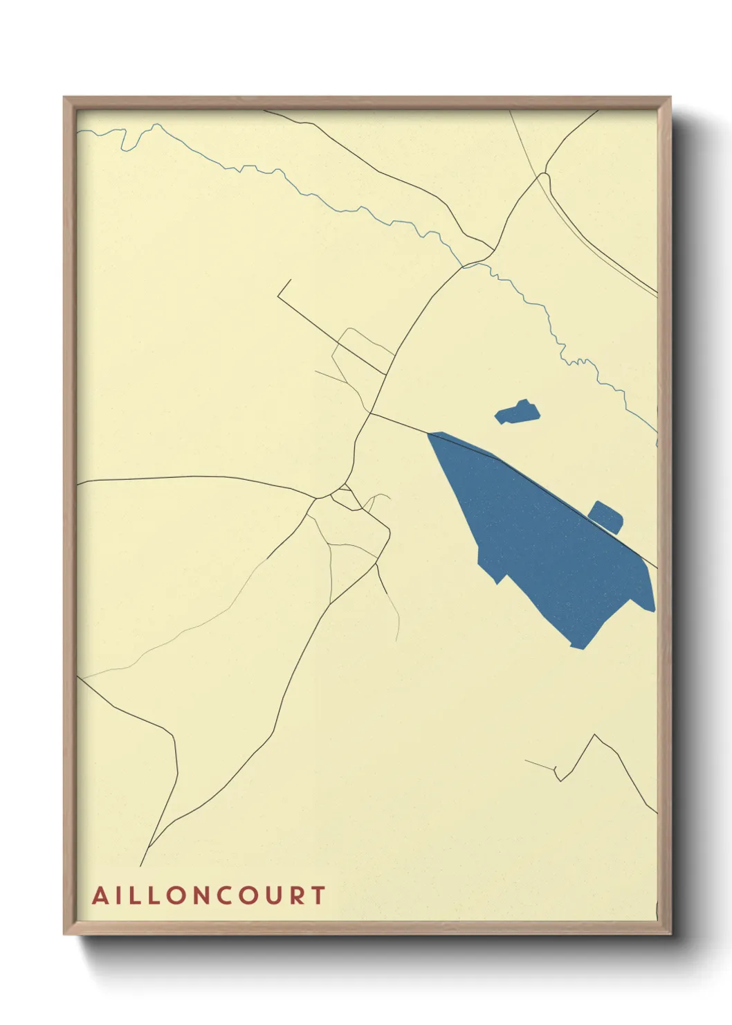 Un poster carteAilloncourt
