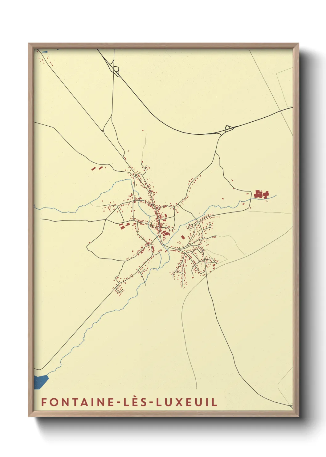 Un poster carteFontaine-lès-Luxeuil