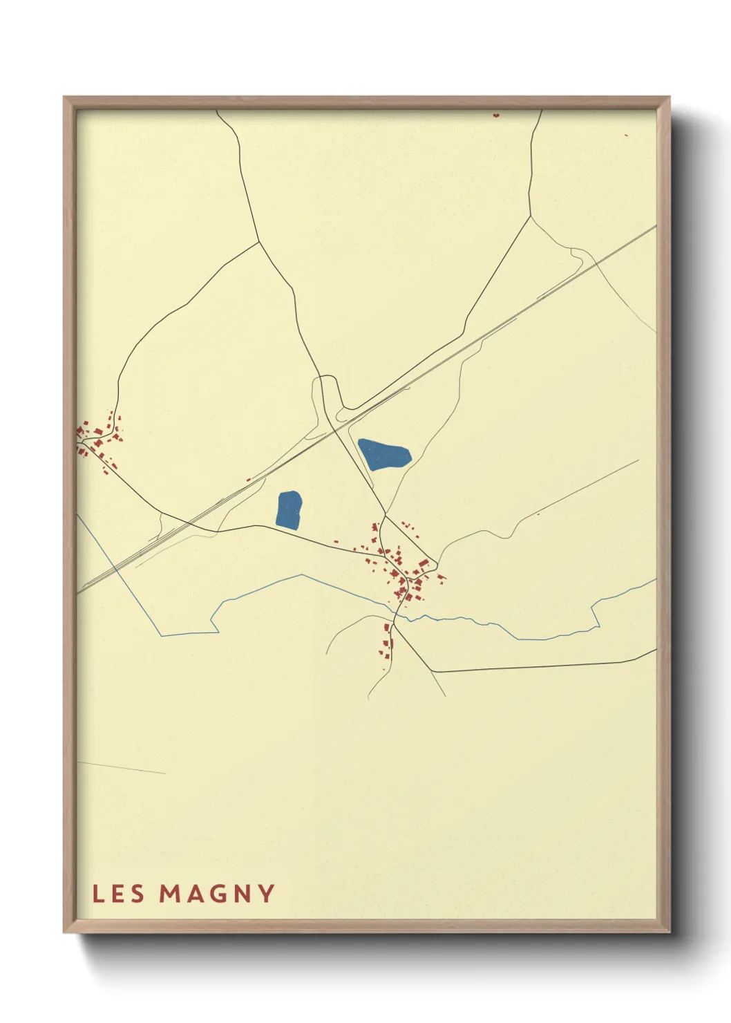 Un poster carteLes Magny