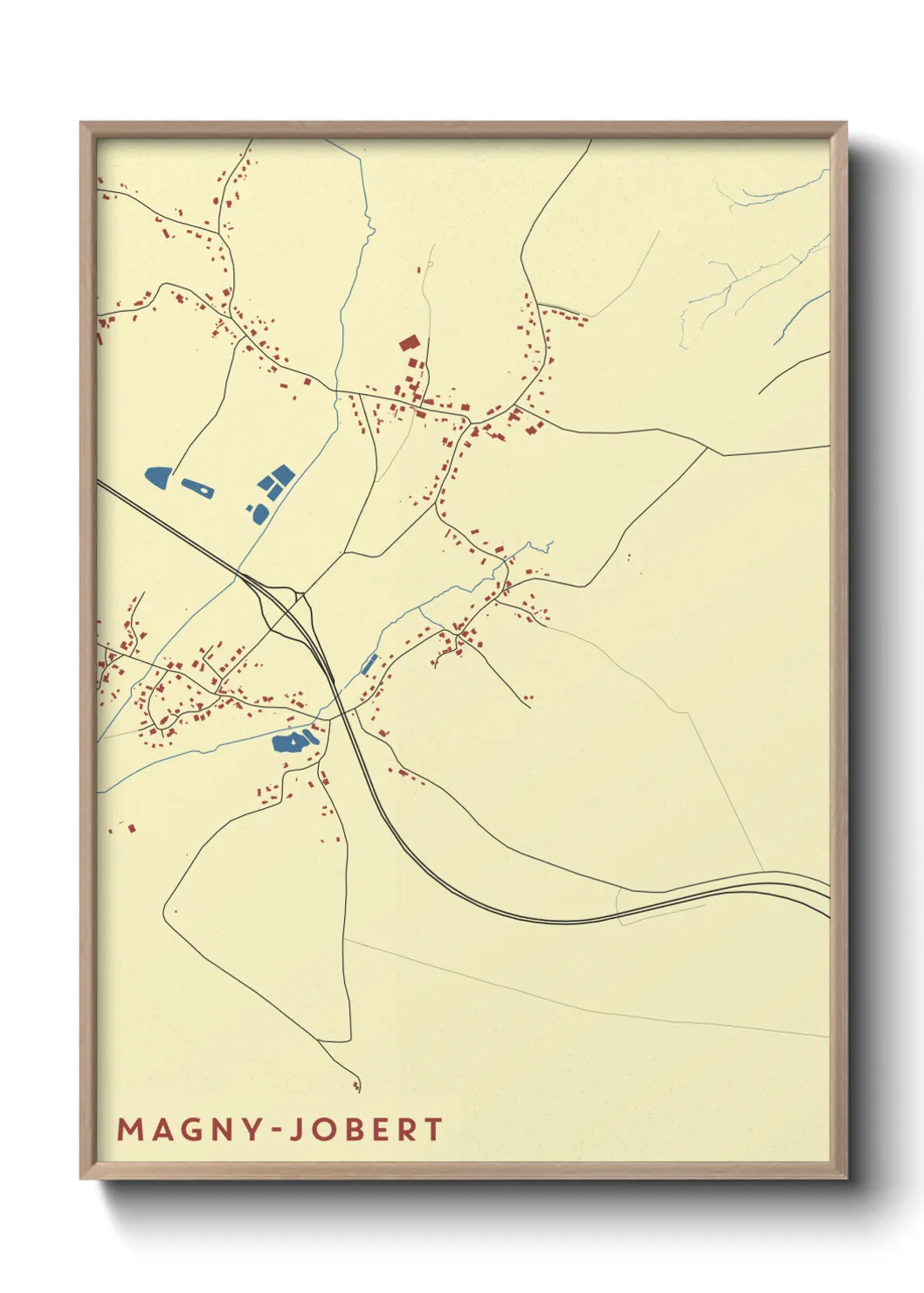 Un poster carteMagny-Jobert