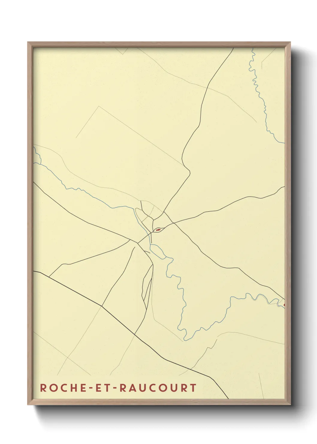 Un poster carteRoche-et-Raucourt