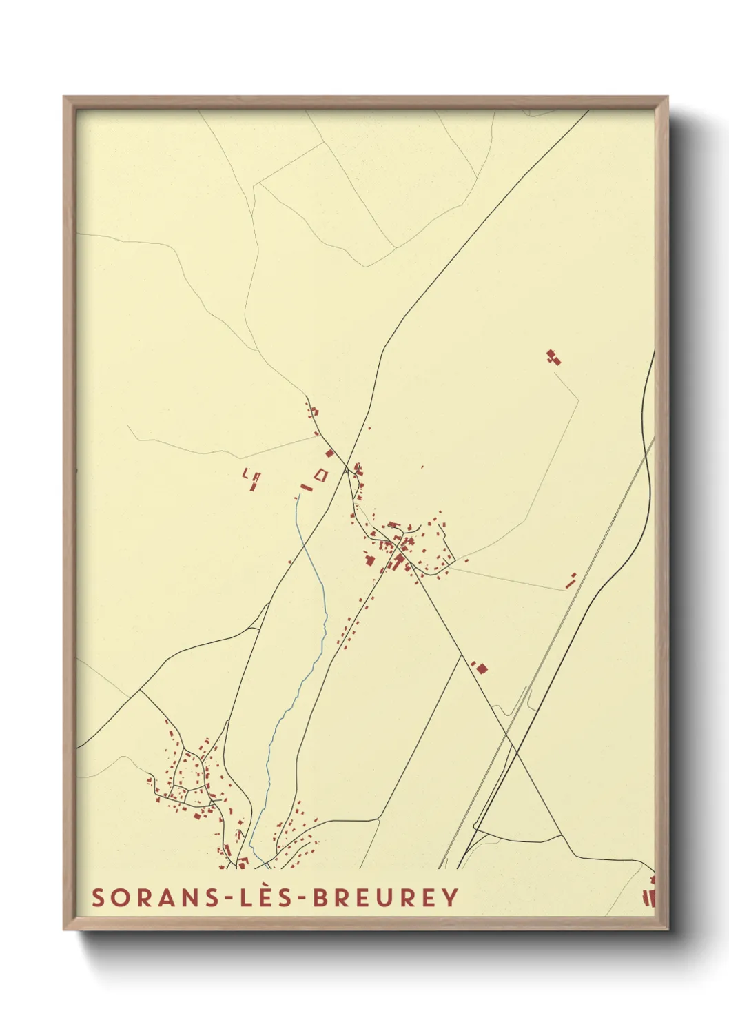 Un poster carteSorans-lès-Breurey