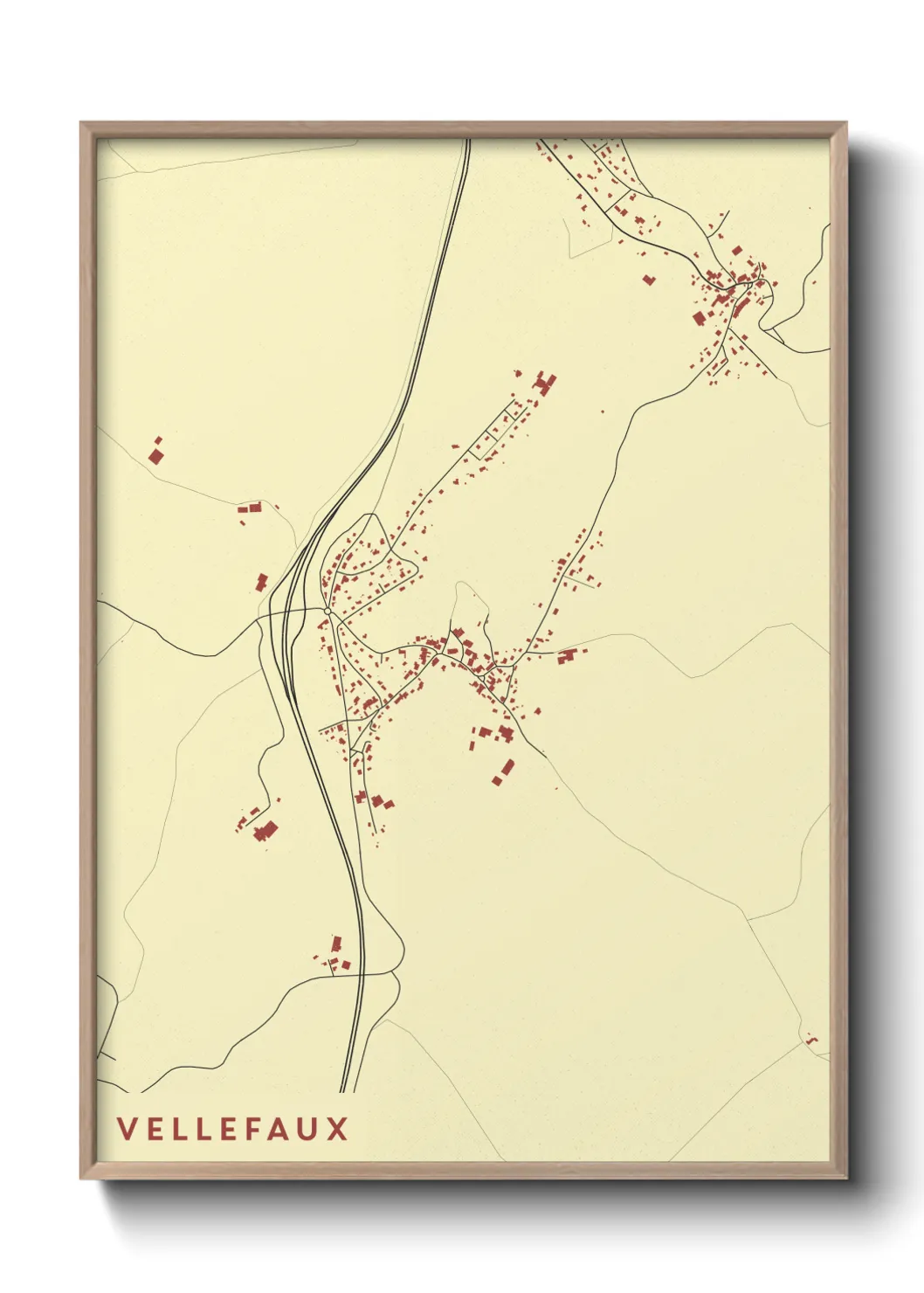 Un poster carteVellefaux