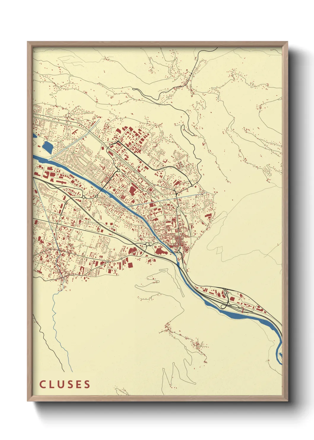 Un poster carteCluses