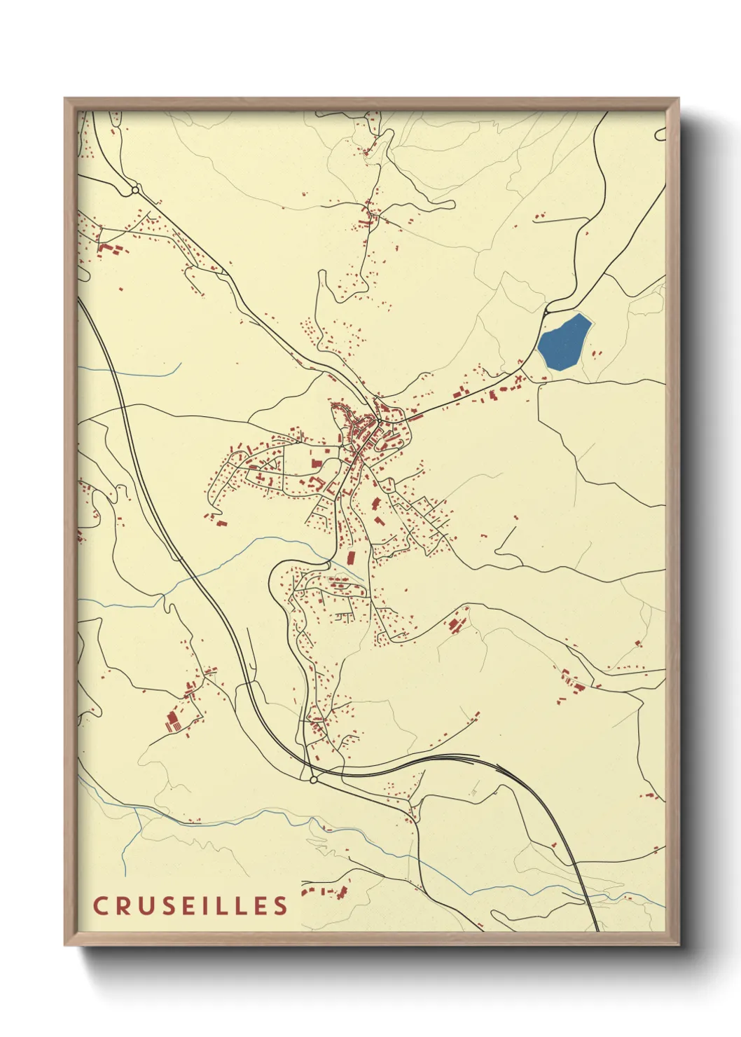 Un poster carteCruseilles