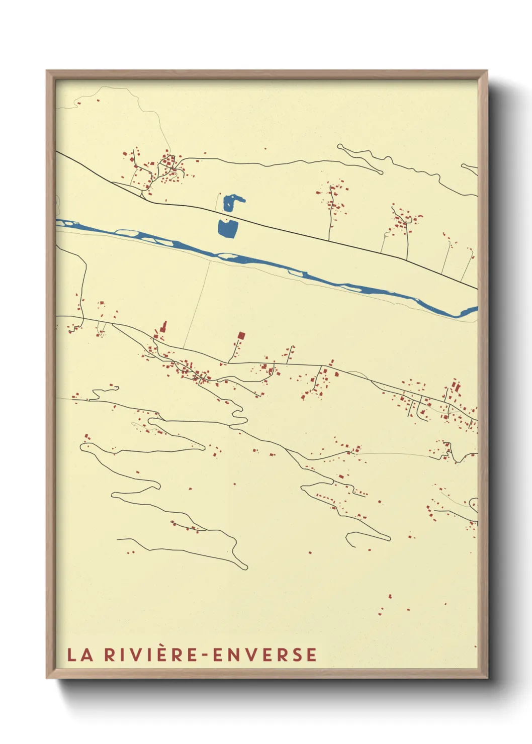 Un poster carteLa Rivière-Enverse