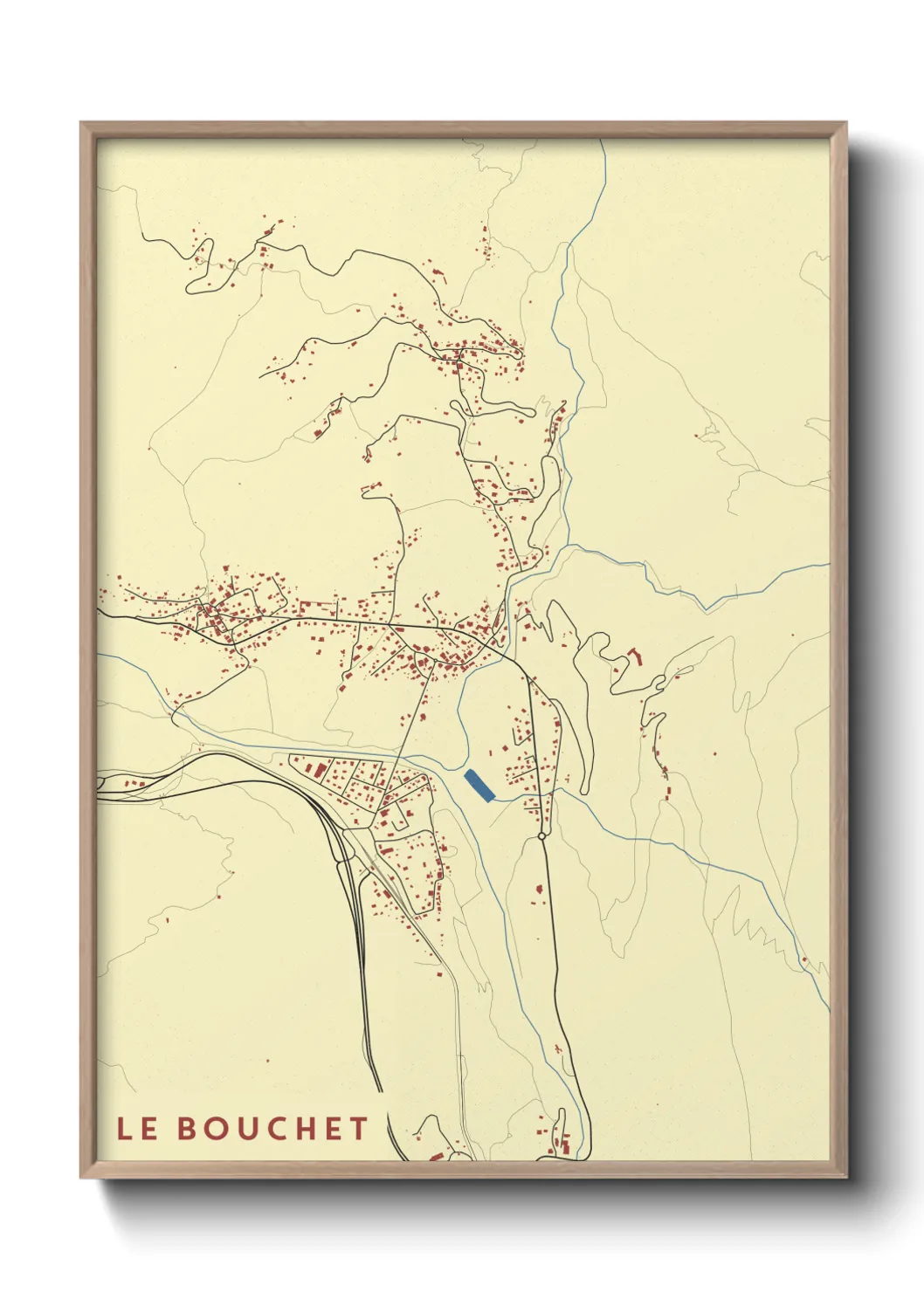 Un poster carteLe Bouchet