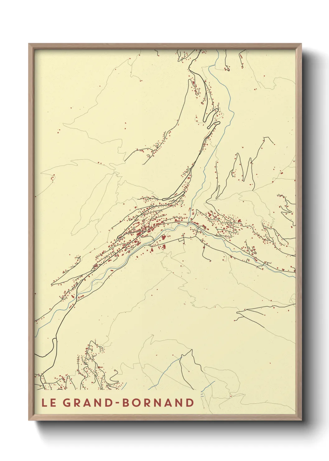 Un poster carteLe Grand-Bornand