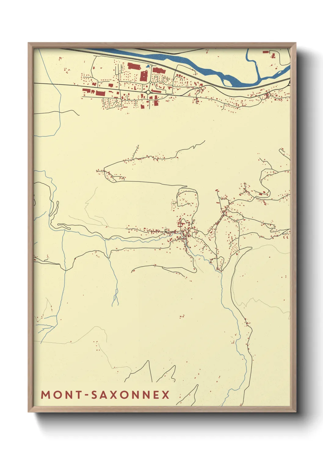 Un poster carteMont-Saxonnex