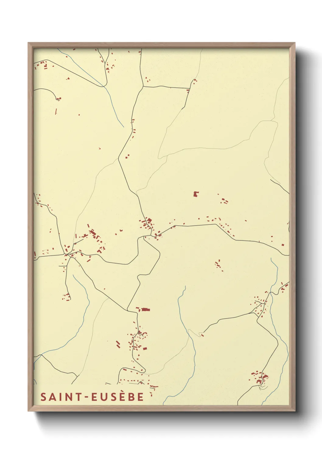 Un poster carteSaint-Eusèbe