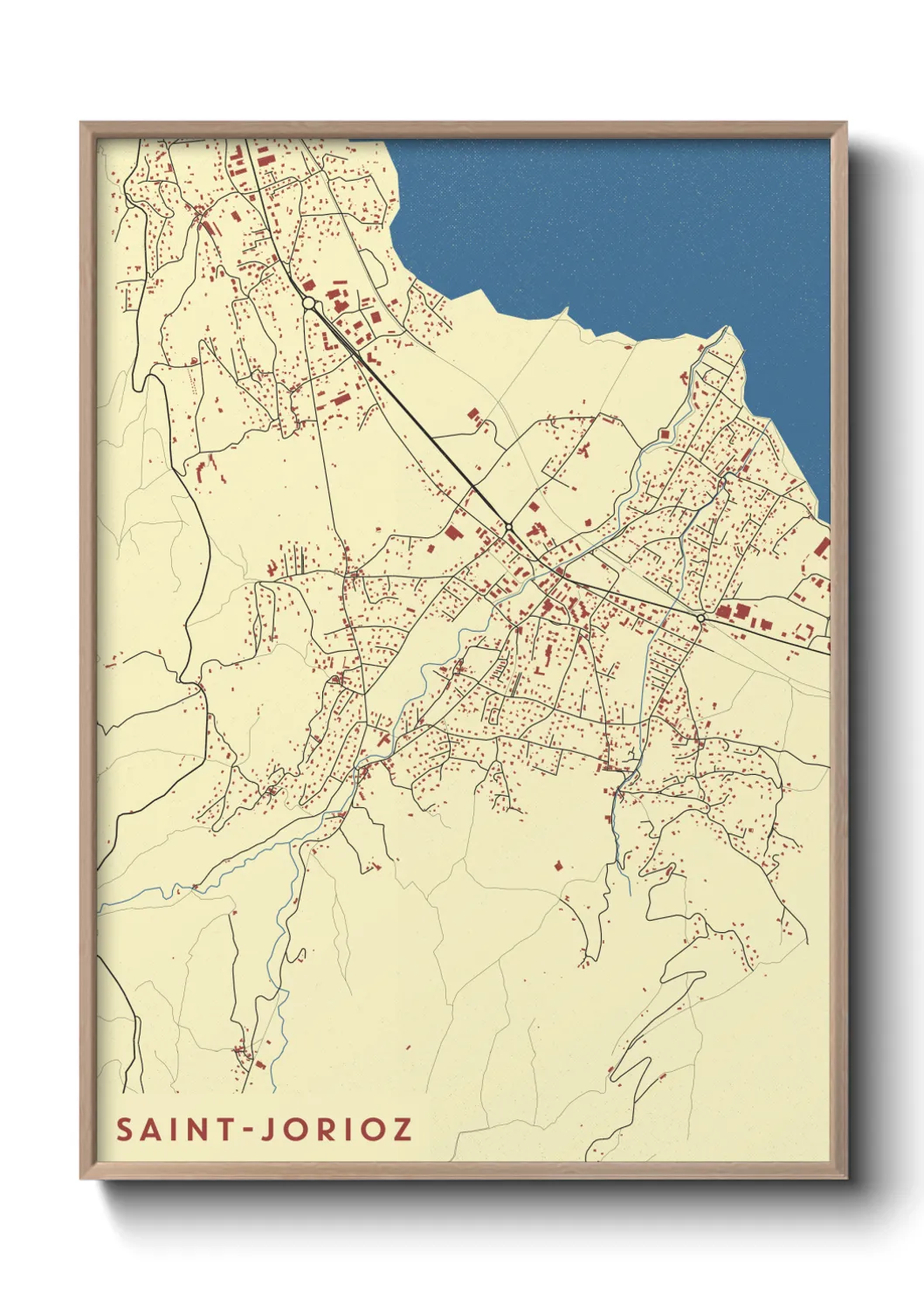 Un poster carteSaint-Jorioz