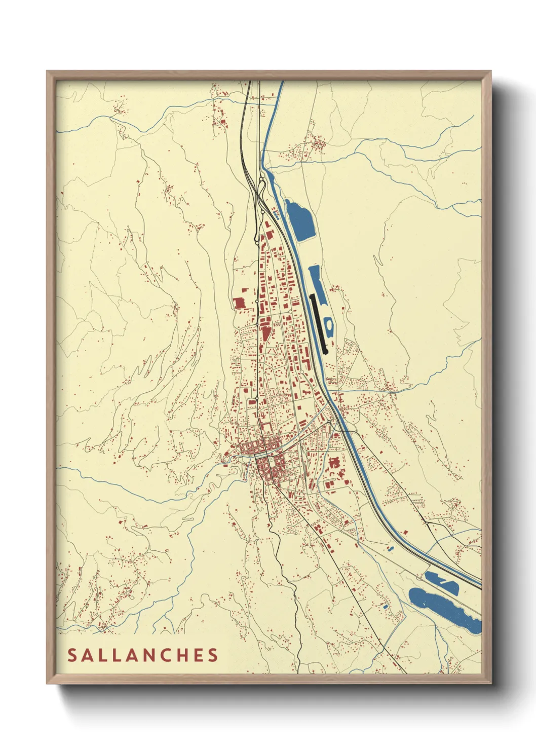 Un poster carteSallanches