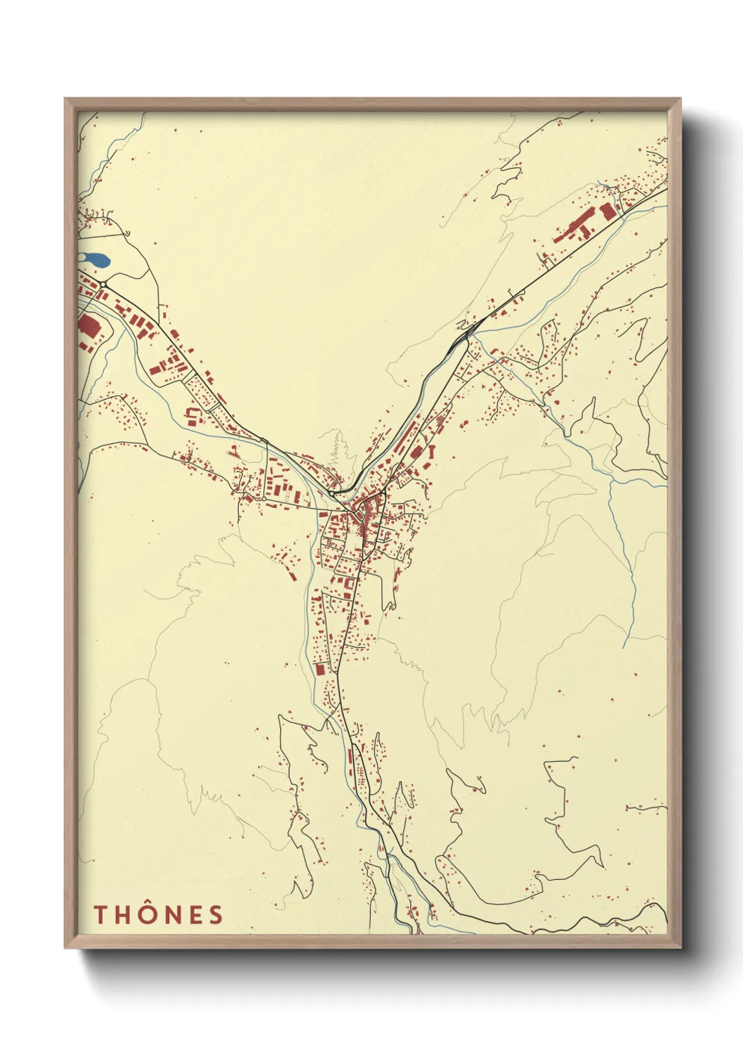 Un poster carteThônes