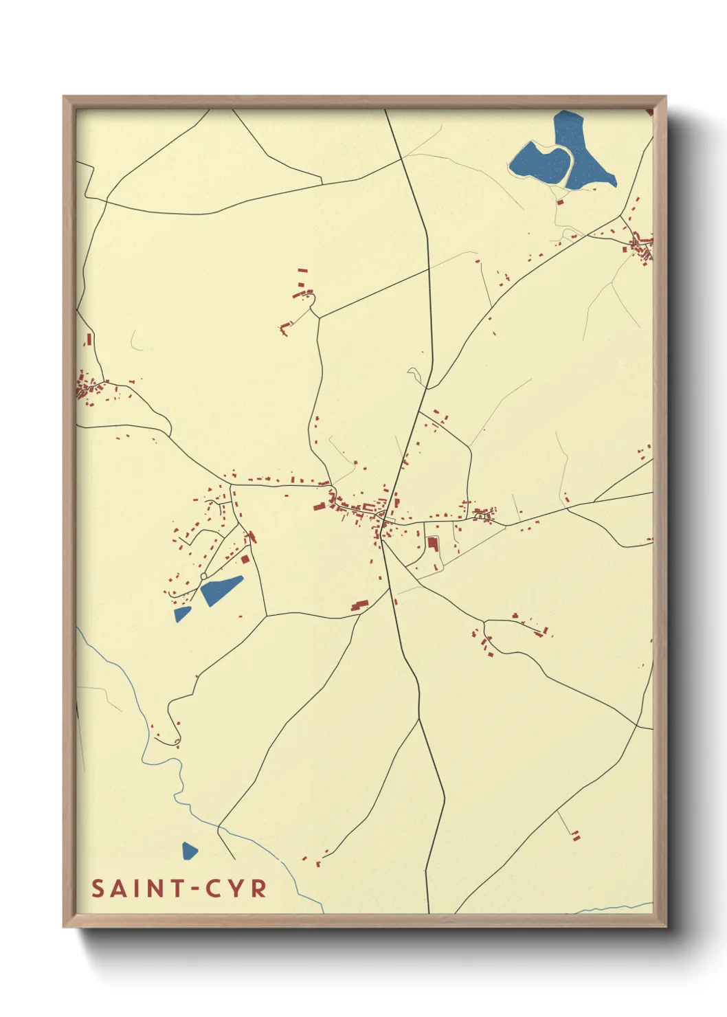 Un poster carteSaint-Cyr