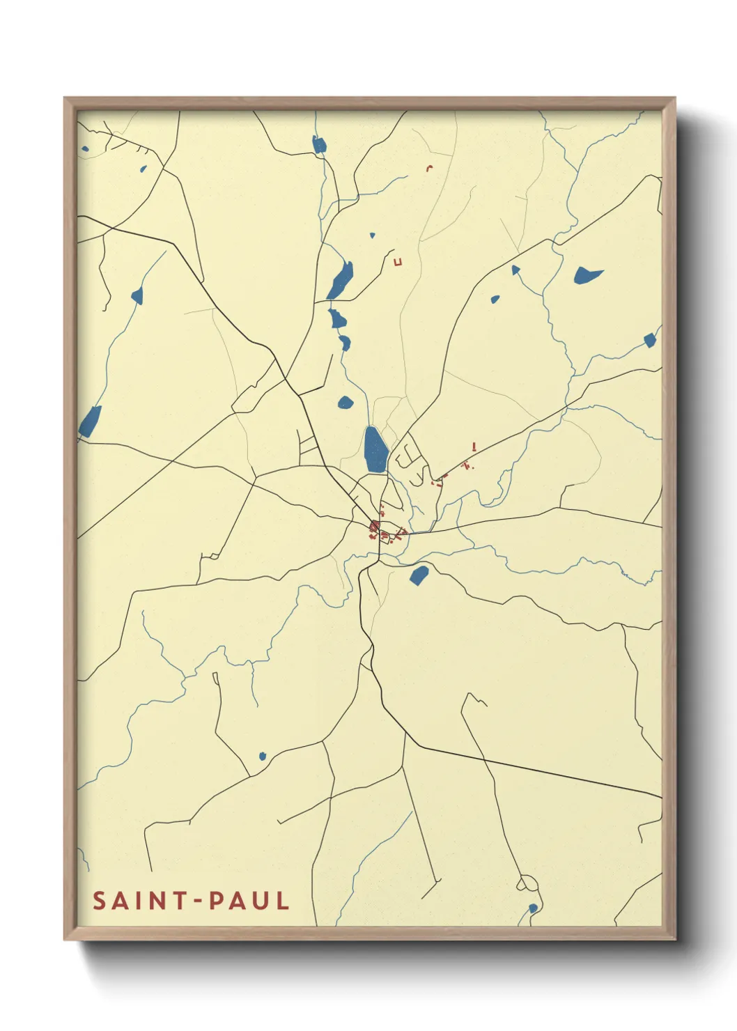 Un poster carteSaint-Paul
