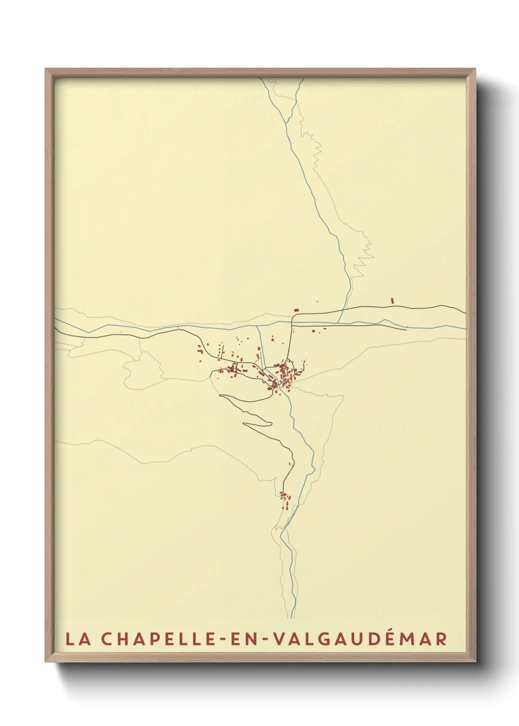 Un poster carteLa Chapelle-en-Valgaudémar