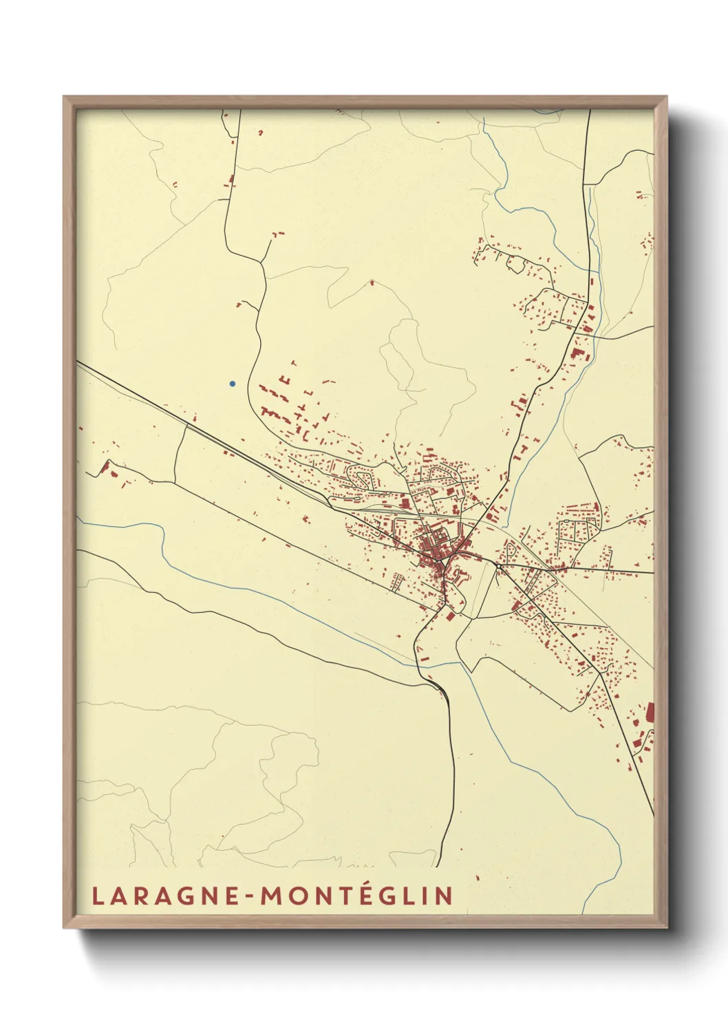 Un poster carteLaragne-Montéglin