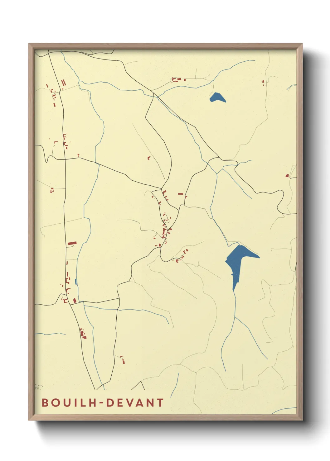 Un poster carteBouilh-Devant