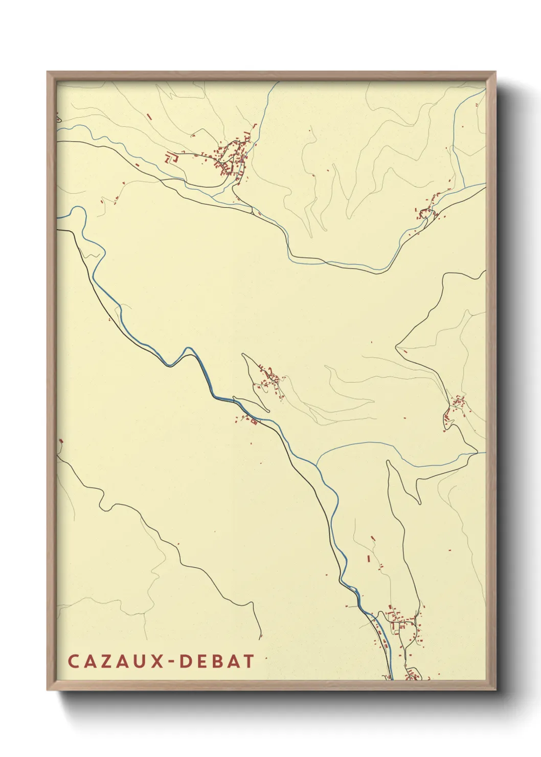 Un poster carteCazaux-Debat