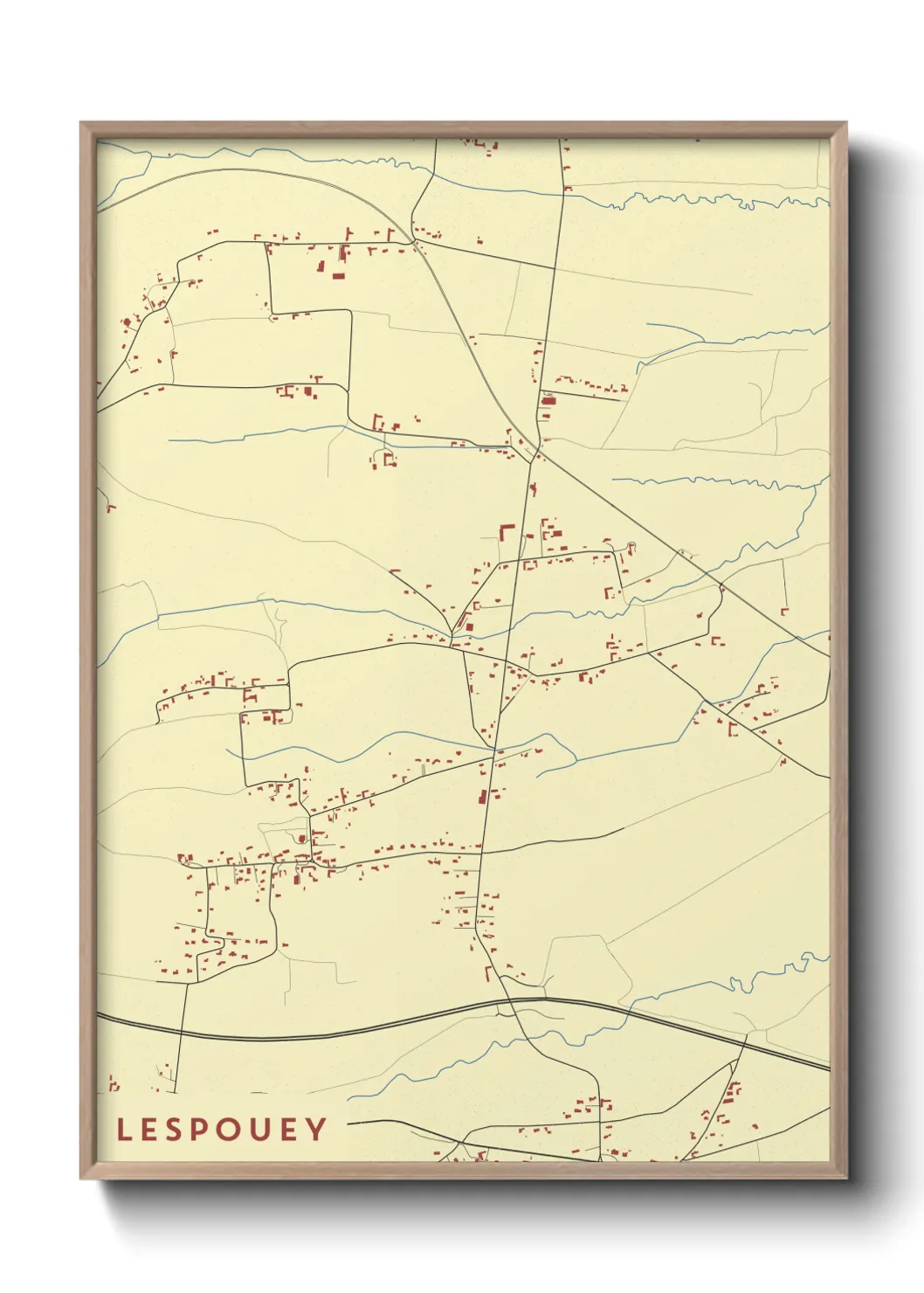 Un poster carteLespouey