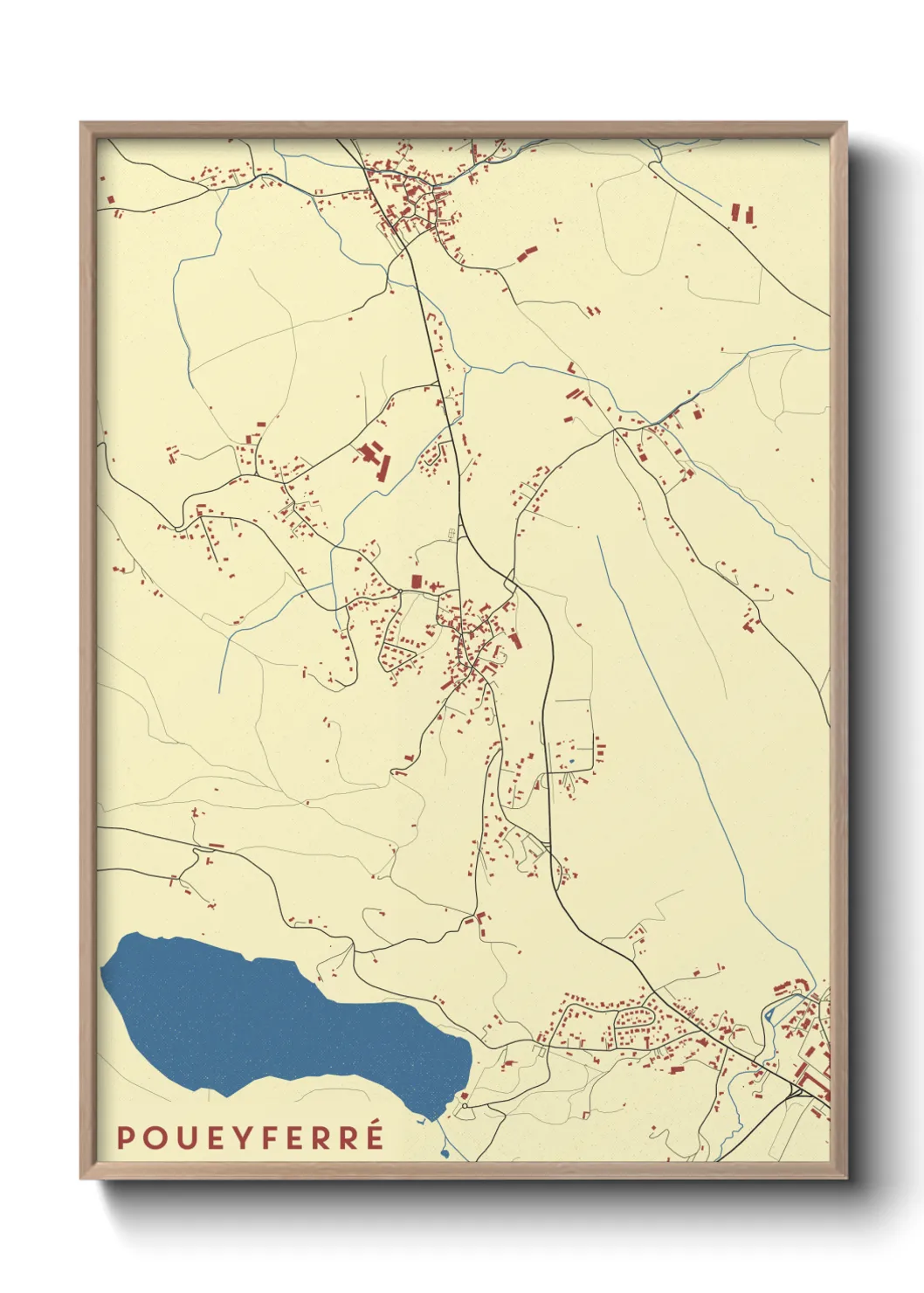 Un poster cartePoueyferré