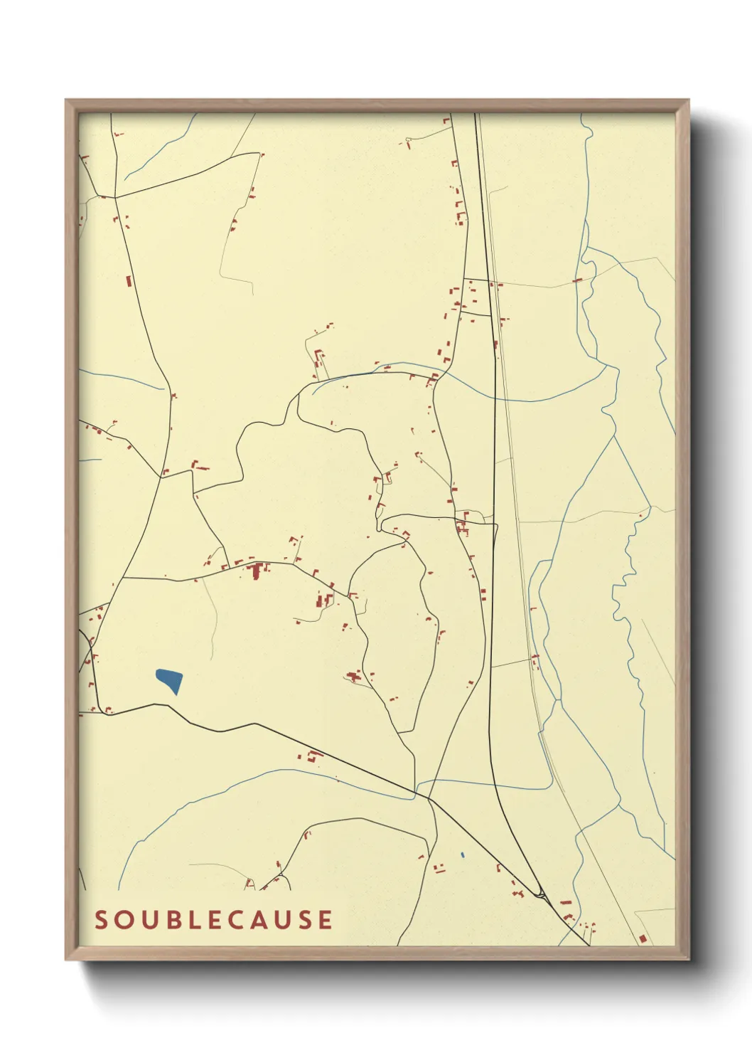 Une affiche de carte sur Soublecause