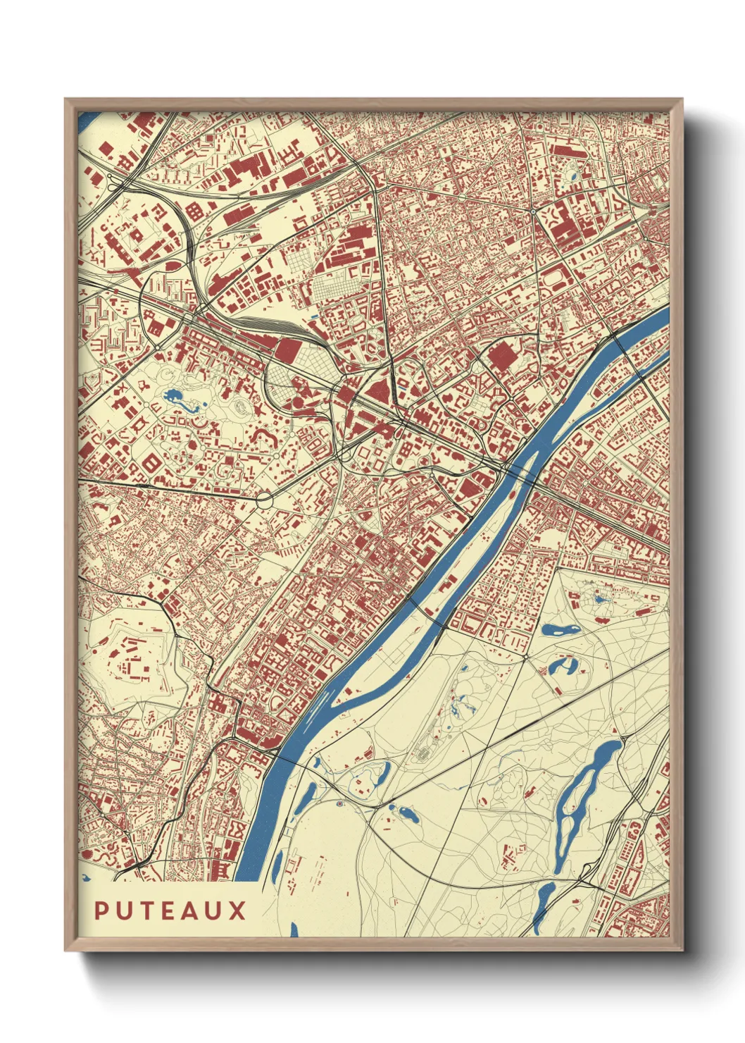 Un poster cartePuteaux