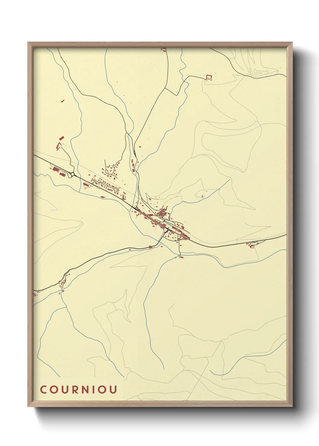 Un poster carteCourniou