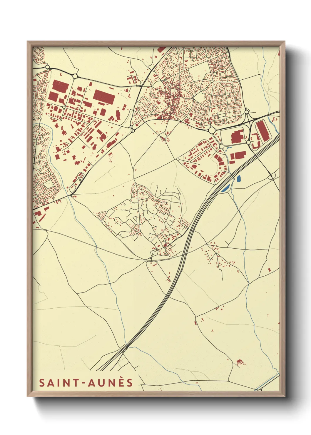 Un poster carteSaint-Aunès