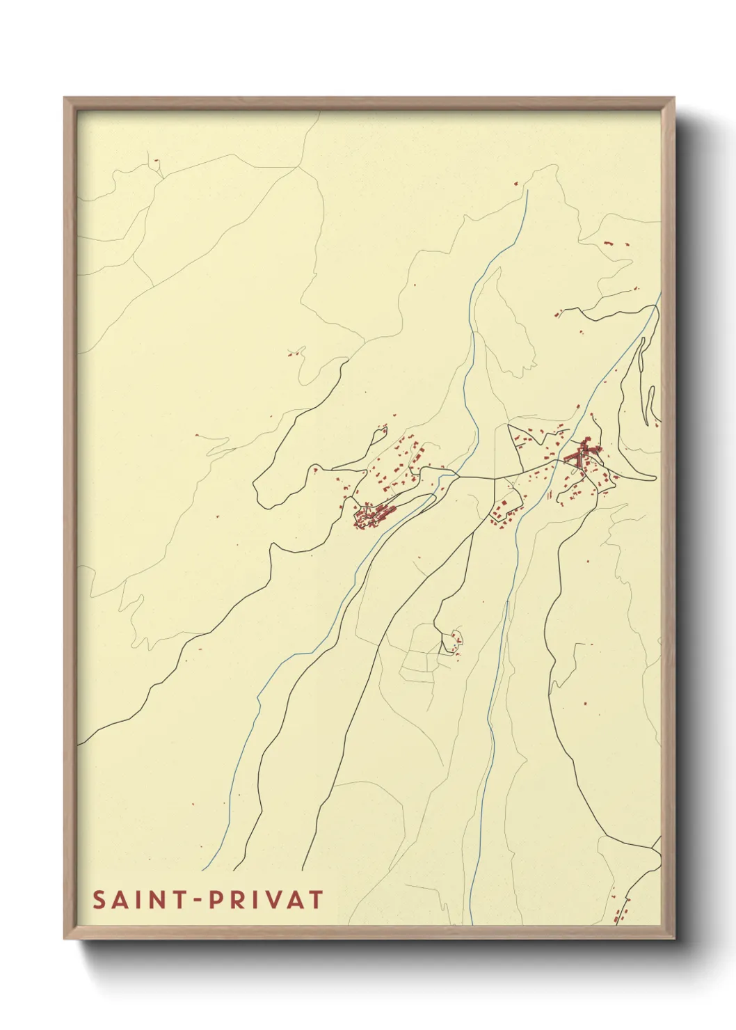 Un poster carteSaint-Privat