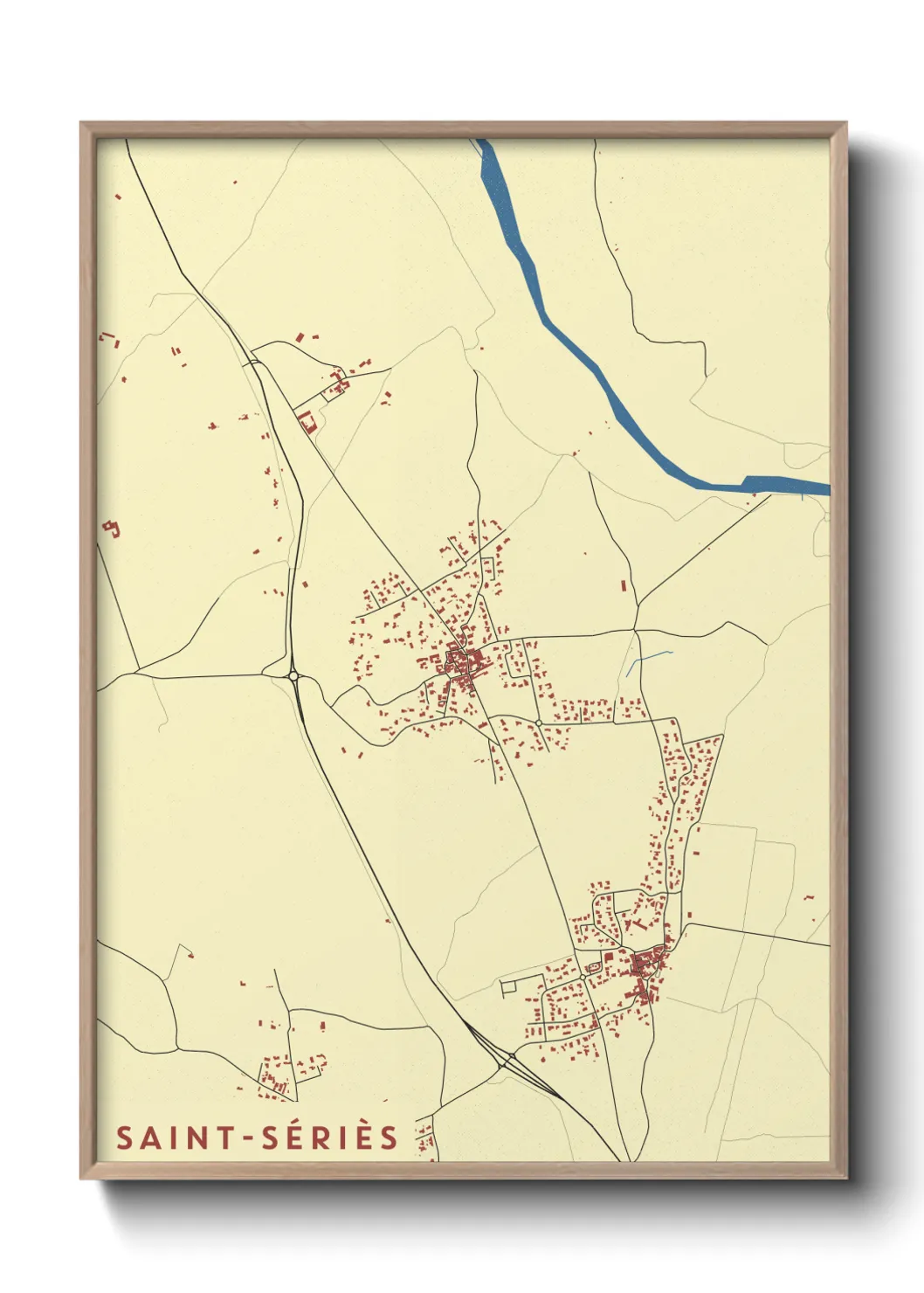 Un poster carteSaint-Sériès