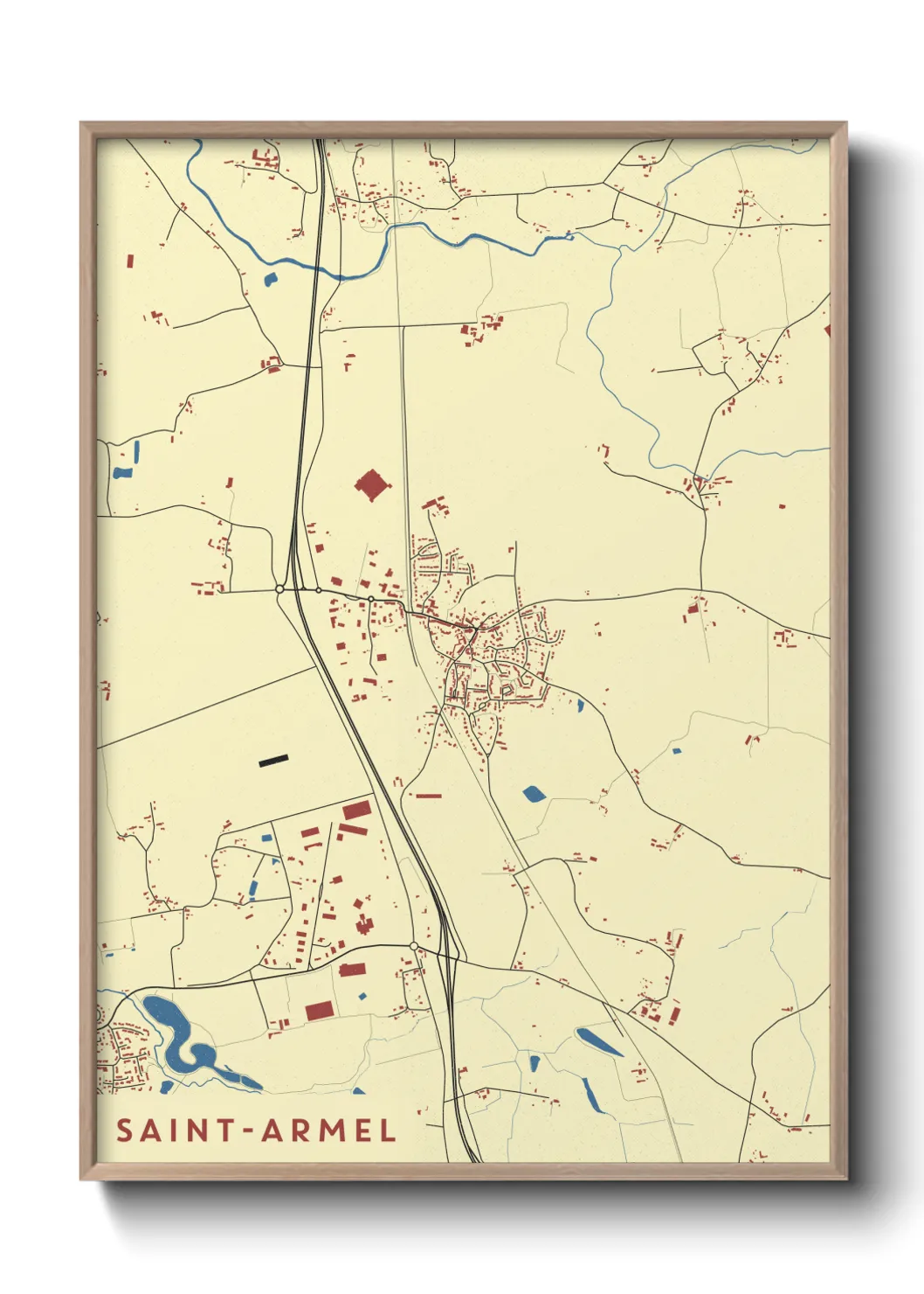 Un poster carteSaint-Armel