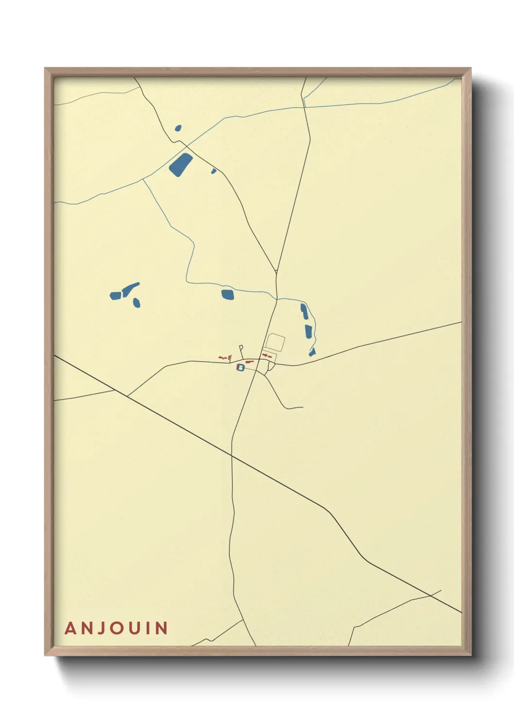 Un poster carteAnjouin