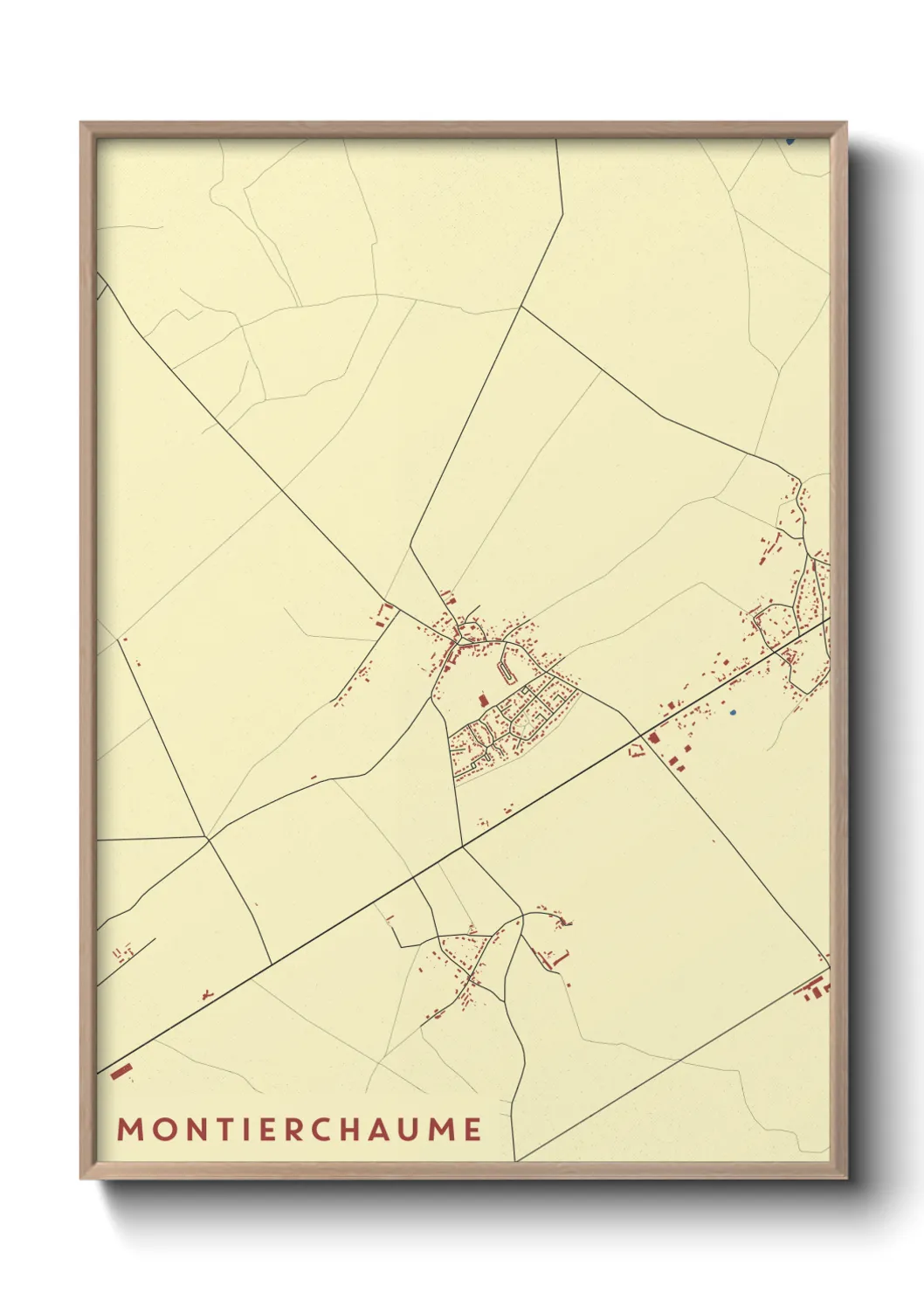 Un poster carteMontierchaume
