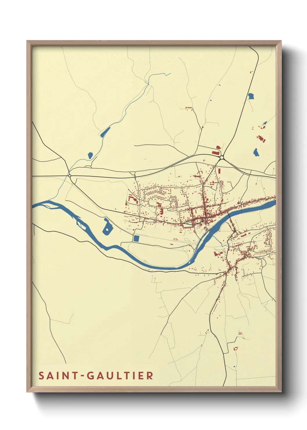 Un poster carteSaint-Gaultier