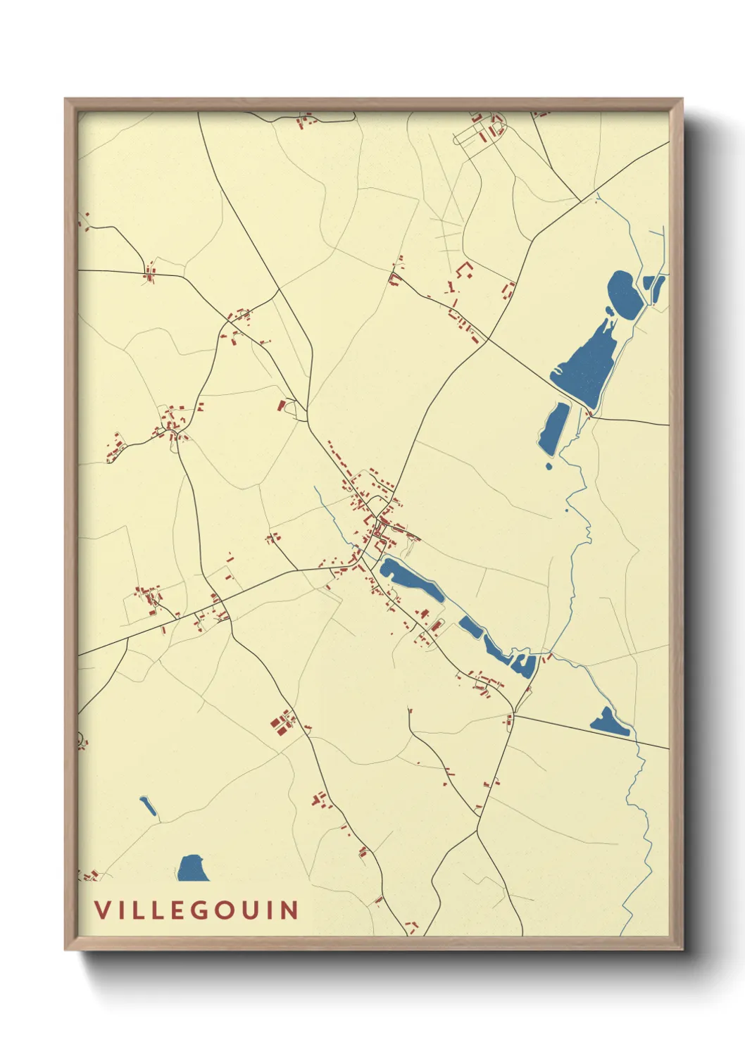 Un poster carteVillegouin