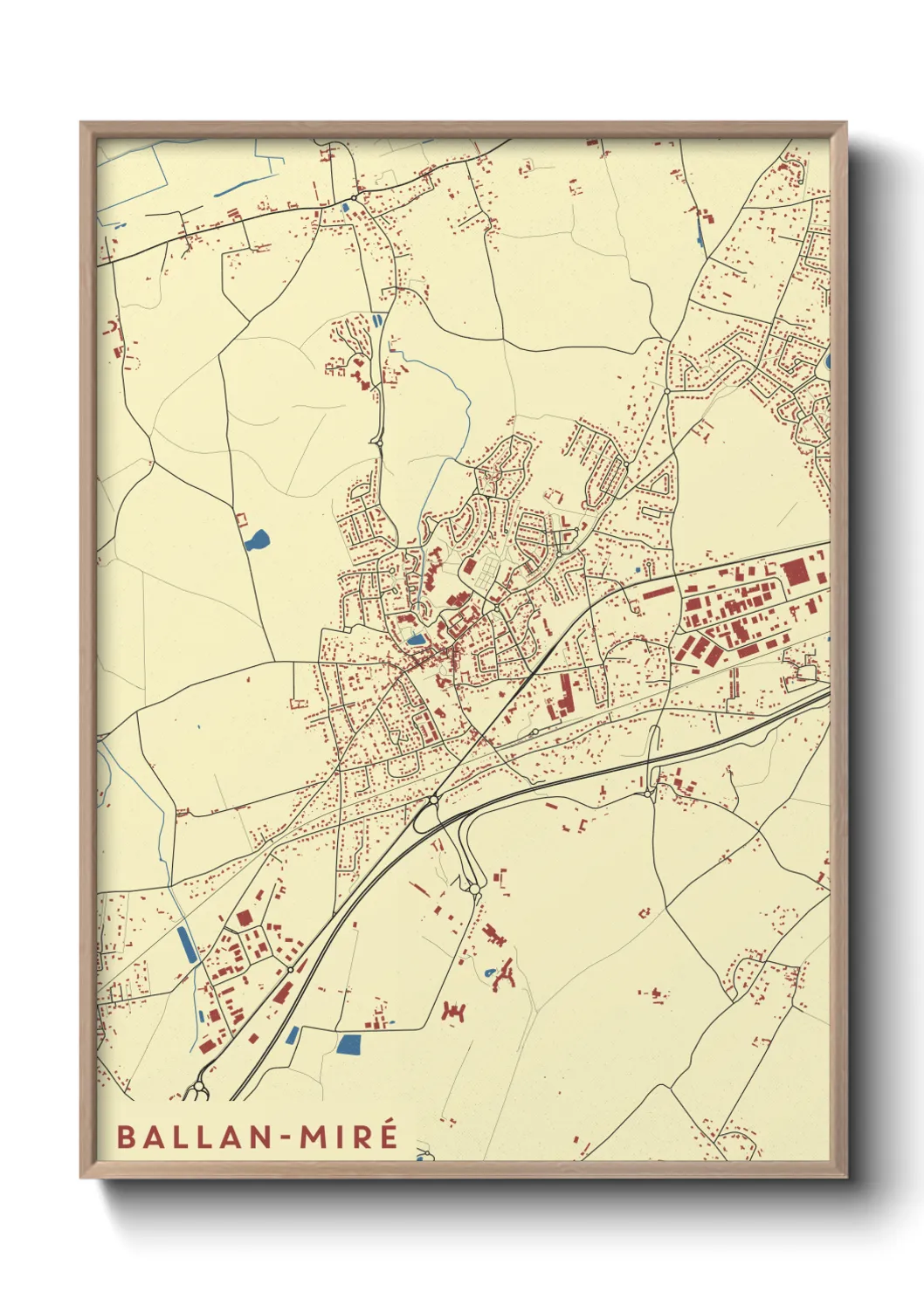 Un poster carteBallan-Miré