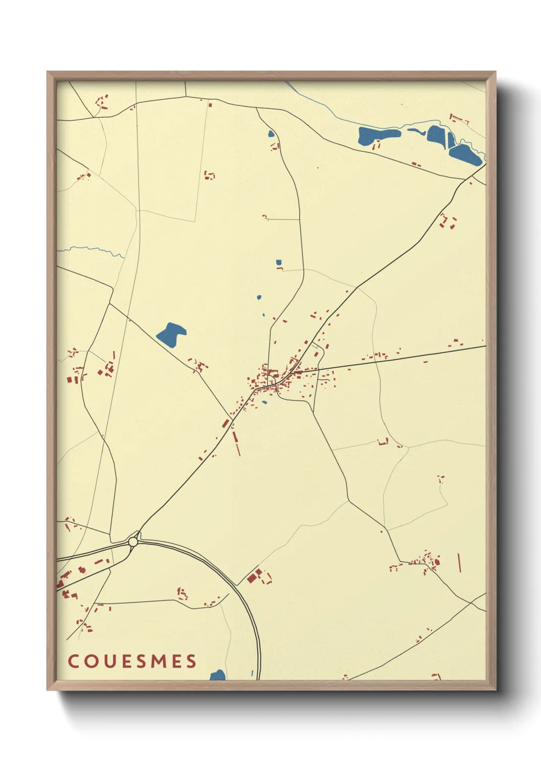 Un poster carteCouesmes